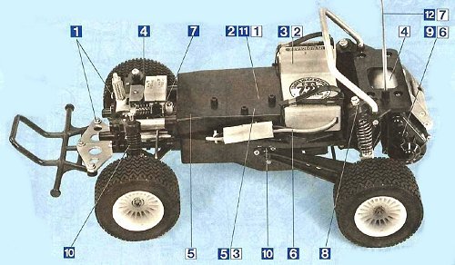 Tamiya Opel Ascona 400 Rally #58037 Chassis