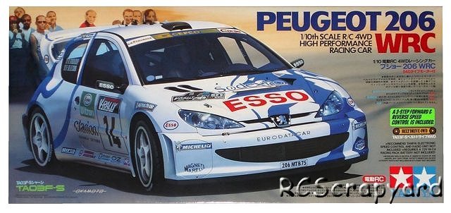 Tamiya Peugeot 206 WRC - #58250 TA03F-S