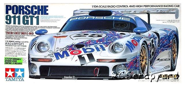 Tamiya Porsche 911 GT1 - #58193 TA03R-S