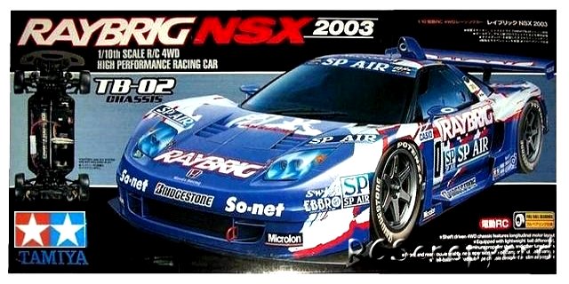 Tamiya Raybrig NSX 2003 - #58315 TB02