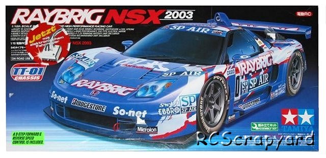 Tamiya Raybrig NSX 2003 - #58313 TT01