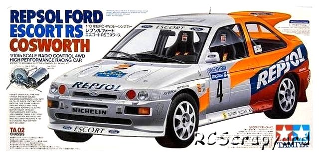 Tamiya Repsol Ford Escort RS Cosworth - #58176 TA02