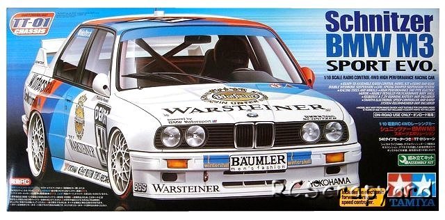Tamiya Schnitzer BMW M3 Sport Evo - #58323 TT01