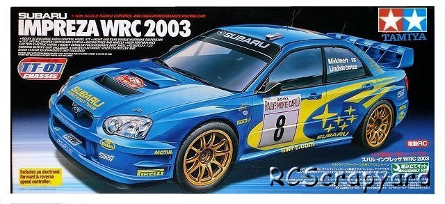 Tamiya Subaru Impreza WRC 2003 - #58305 TT-01