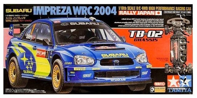 Tamiya Subaru Impreza WRC 2004 Rally Japan - #58338 TB-02