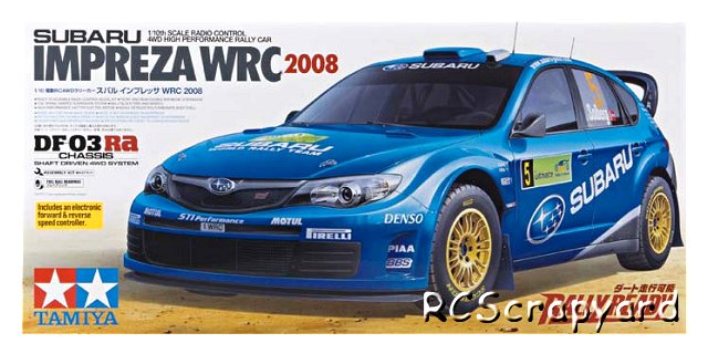 Tamiya Subaru Impreza WRC 2008 - #58430 DF-03Ra