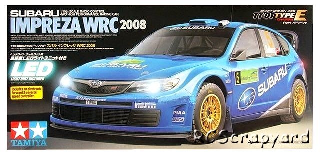 Tamiya Subaru Impreza WRC 2008 - #58426 TT-01E