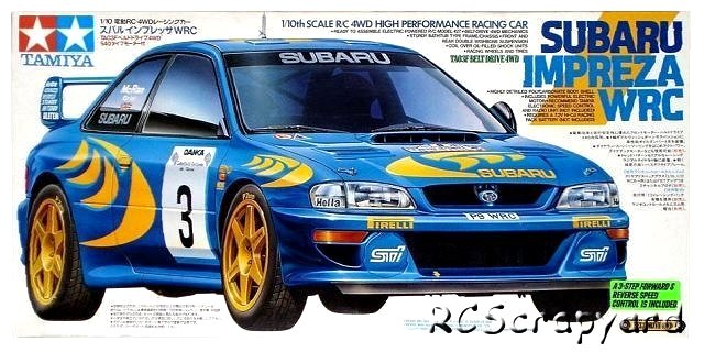 1825175/1825324/11825324 Body Shell TAMIYA 58210 Subaru Impreza WRC' 97/99 NEUF 