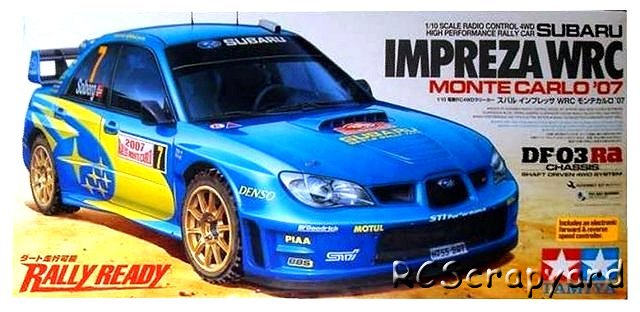 Tamiya Subaru Impreza Wrc Monte Carlo 07 Df 03ra Radio Controlled Model Archive Rcscrapyard