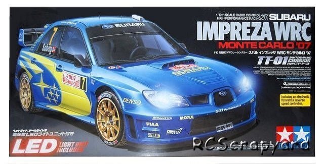 Tamiya Subaru Impreza WRC Monte Carlo 07 - #58390 TT-01