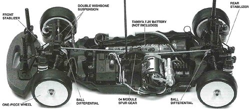 Tamiya TA-05R Chassis #49418