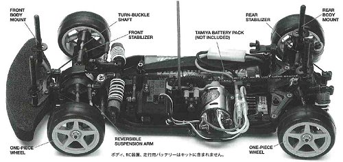 Tamiya TA-05 V2 R Chassis #84159