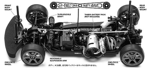 Tamiya TA-05 Ver.II Chassis #92217