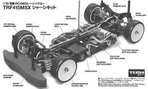 Tamiya TRF415-MSX Châssis #49381