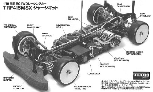 Tamiya TRF415-MSX Telaio #49381