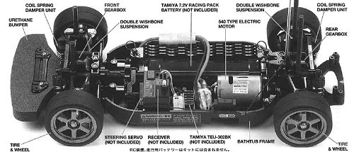 Tamiya TT-01 Chassis