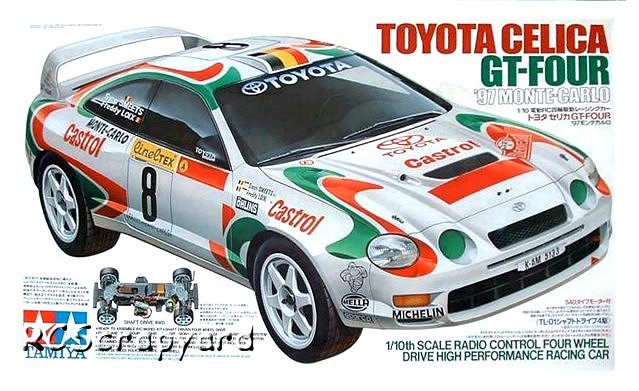 Tamiya Toyota Celica GT-Four 97 Monte Carlo - #58201 TL-01