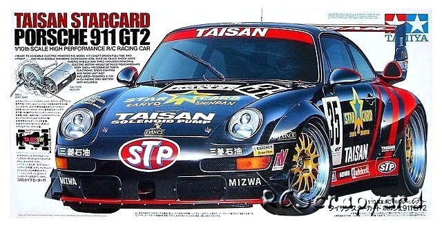 Tamiya Taisan Starcard Porsche 911 GT2 - #58172 TA02SW