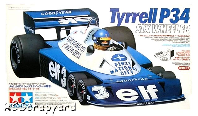 Tamiya Tyrrell P34 Six Wheeler - #49154 F103