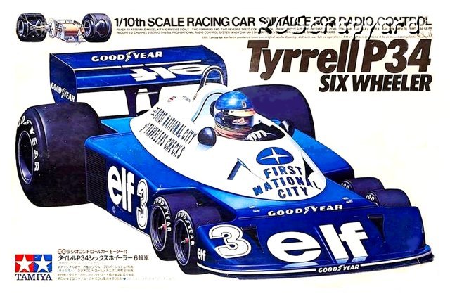 Tamiya Tyrrell P34 Six Wheeler (Alloy Plate Original) #58003 -