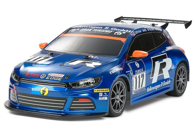 Tamiya Volkswagen Scirocco GT24 - #58508 TT-01E  - 1:10 Electric RC Touring Car