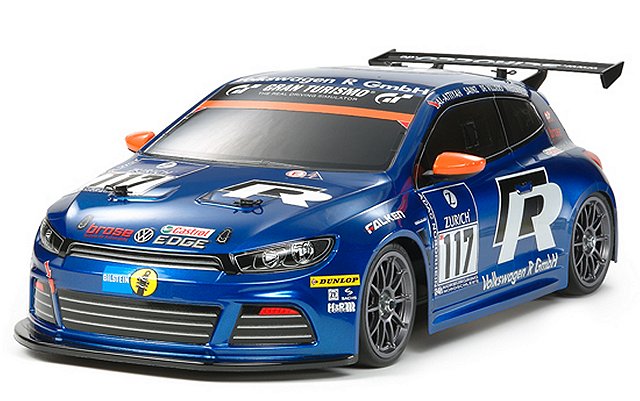 Tamiya Volkswagen Scirocco GT24-CNG - #58505 FF03 - 1:10 Electric RC Touring Car