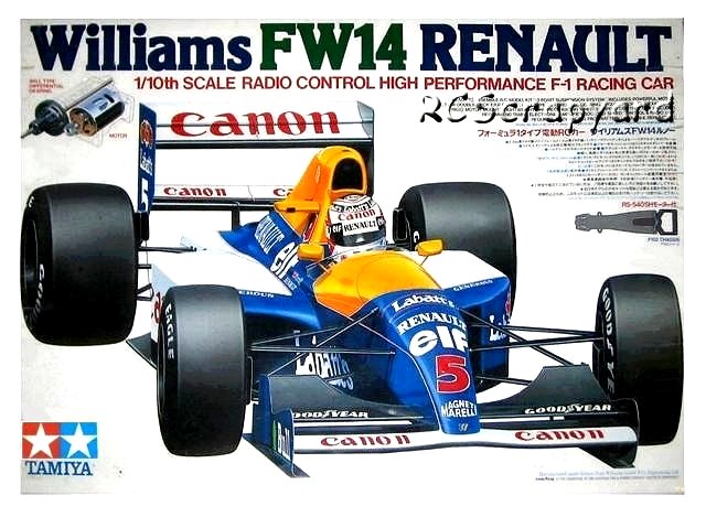 Tamiya Williams FW14 Renault - #58105 F102