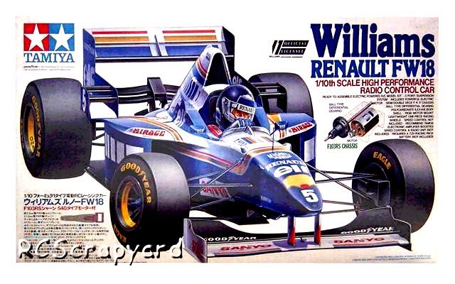 Tamiya Williams-Renault-FW18 - #58179 F103RS