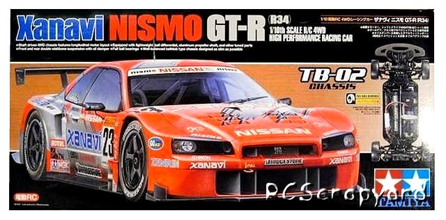 Tamiya Xanavi Nismo GT-R (R34) - #58311 TB02