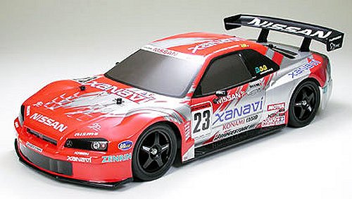 Tamiya Xanavi Nismo GT-R (R34) #58319 TT01 bodyshell