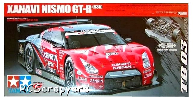 Tamiya Xanavi Nismo GT-R R35 - #58412 TB03