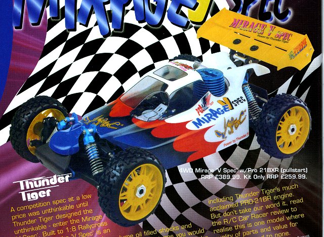 Thunder-Tiger Mirage V-Spec - 1:8 Nitro RC Buggy