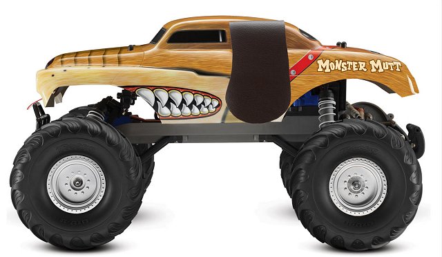 Traxxas Monster Mutt - 1/10 Electric RC Monster Jam Truck