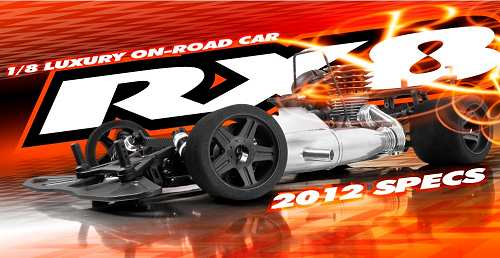 Xray RX8 2012 Specs Chassis