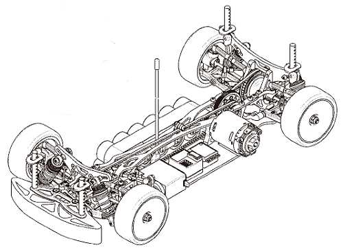 Yokomo MR4TC BD5 Telaio