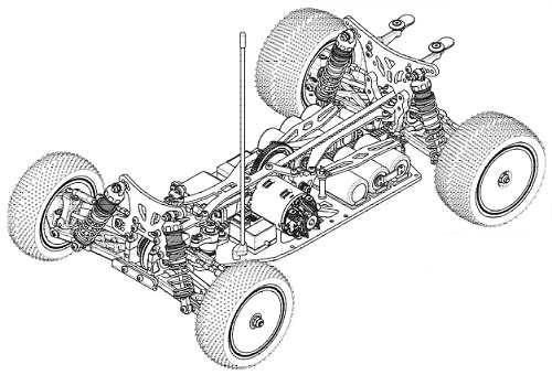 Yokomo MR4BX Chassis