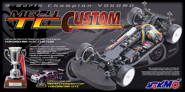 Yokomo MR4TC Custom - 1:10 Électrique Voiture de Tourisme