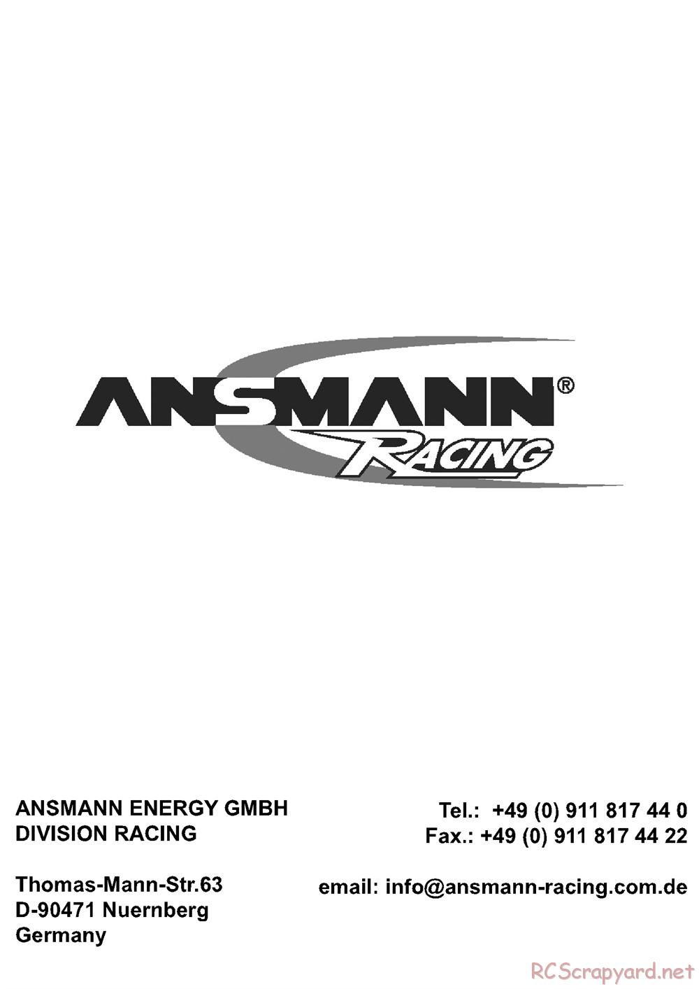 Ansmann - ARE-1 - Manual - Page 19