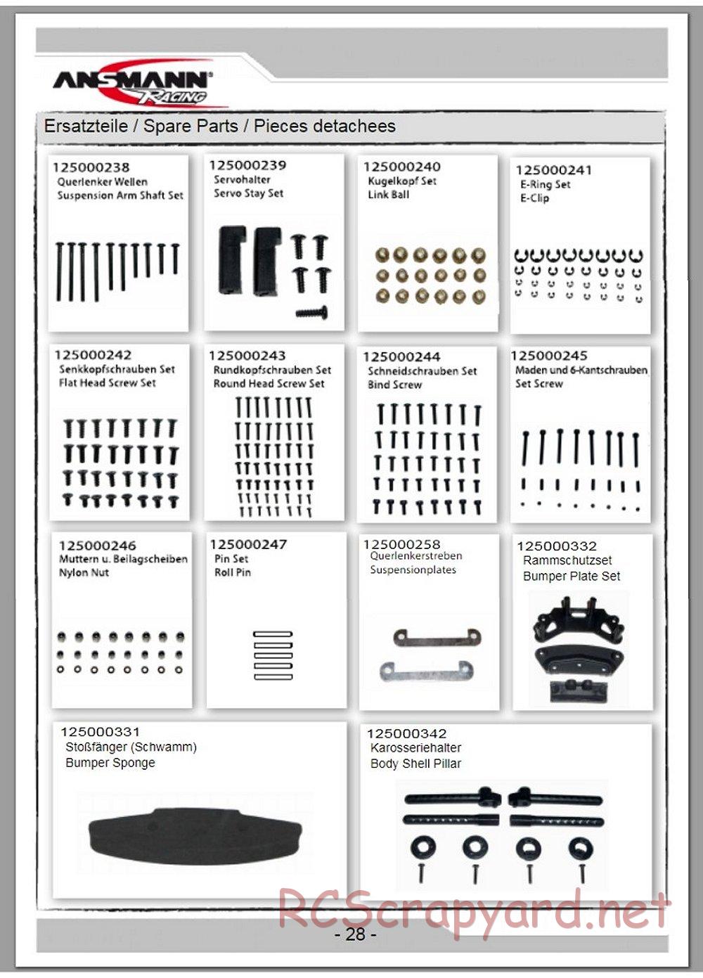 Ansmann - ARE-2 - Parts List - Page 3