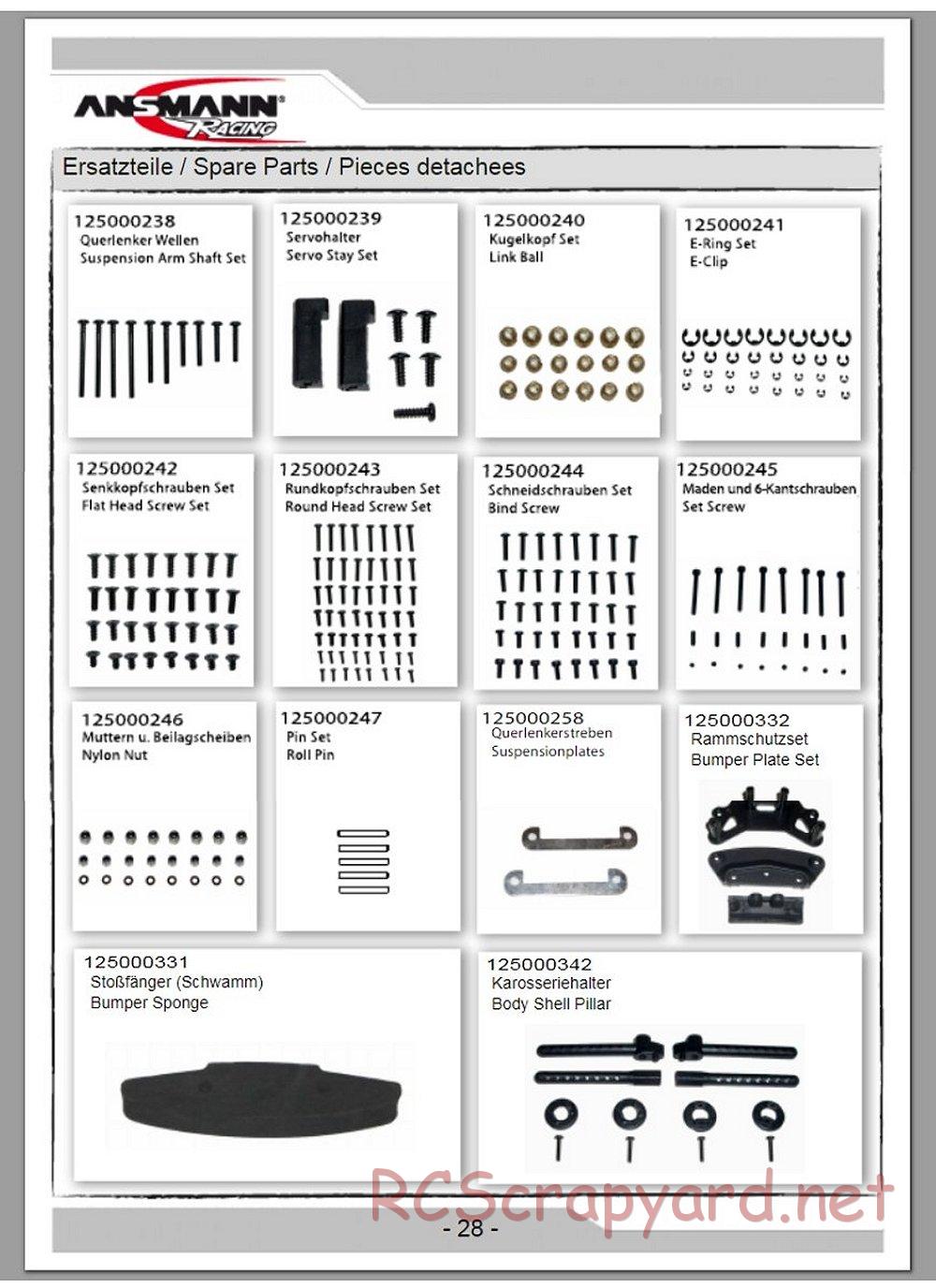 Ansmann - ARE-2 - Parts List - Page 3