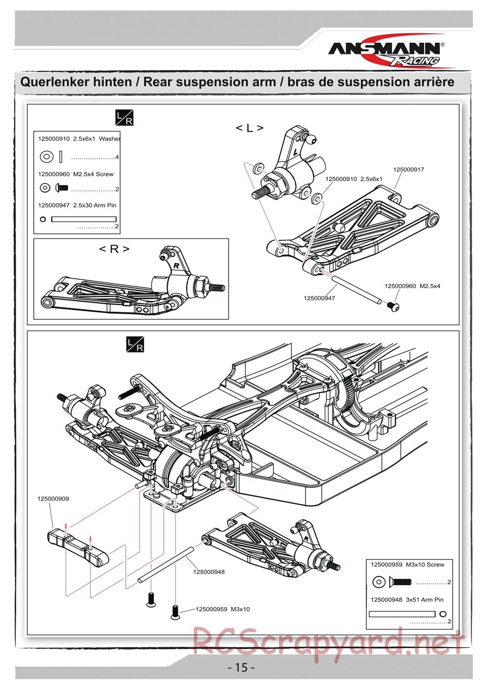 Ansmann - Blizzard Kit / RTR - Manual - Page 15