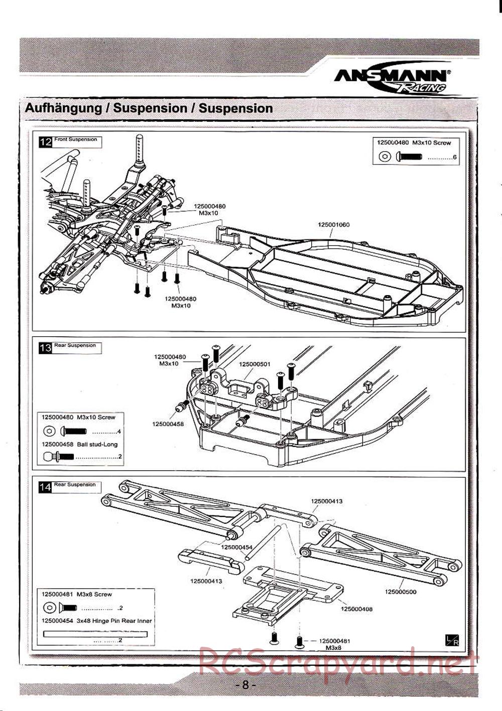 Ansmann - C.O.R.E. Truck Brushless - Manual - Page 8