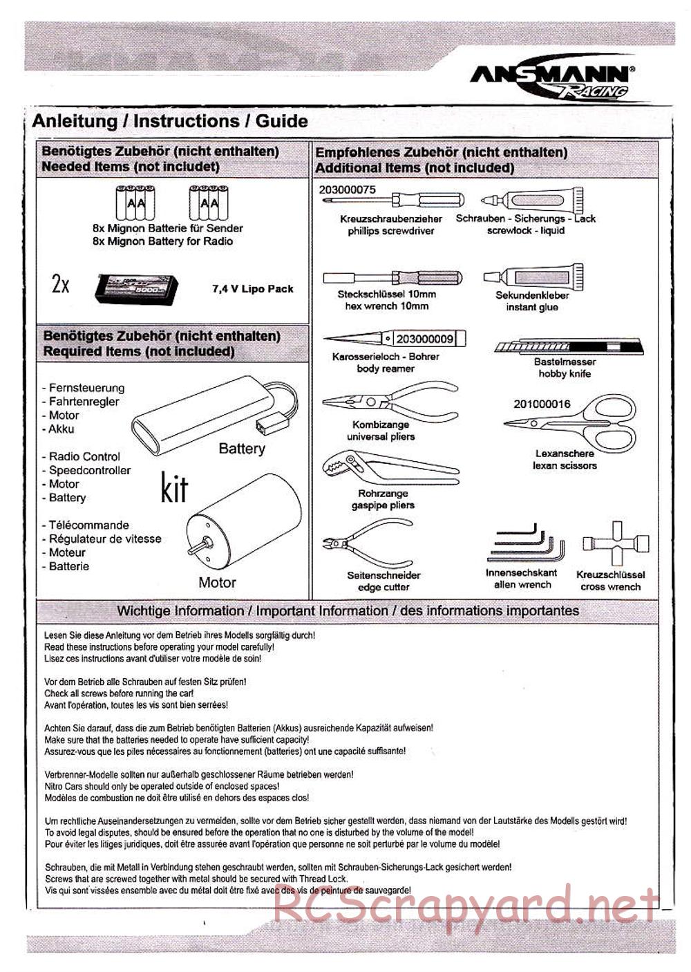 Ansmann - Deuce-E - Manual - Page 2