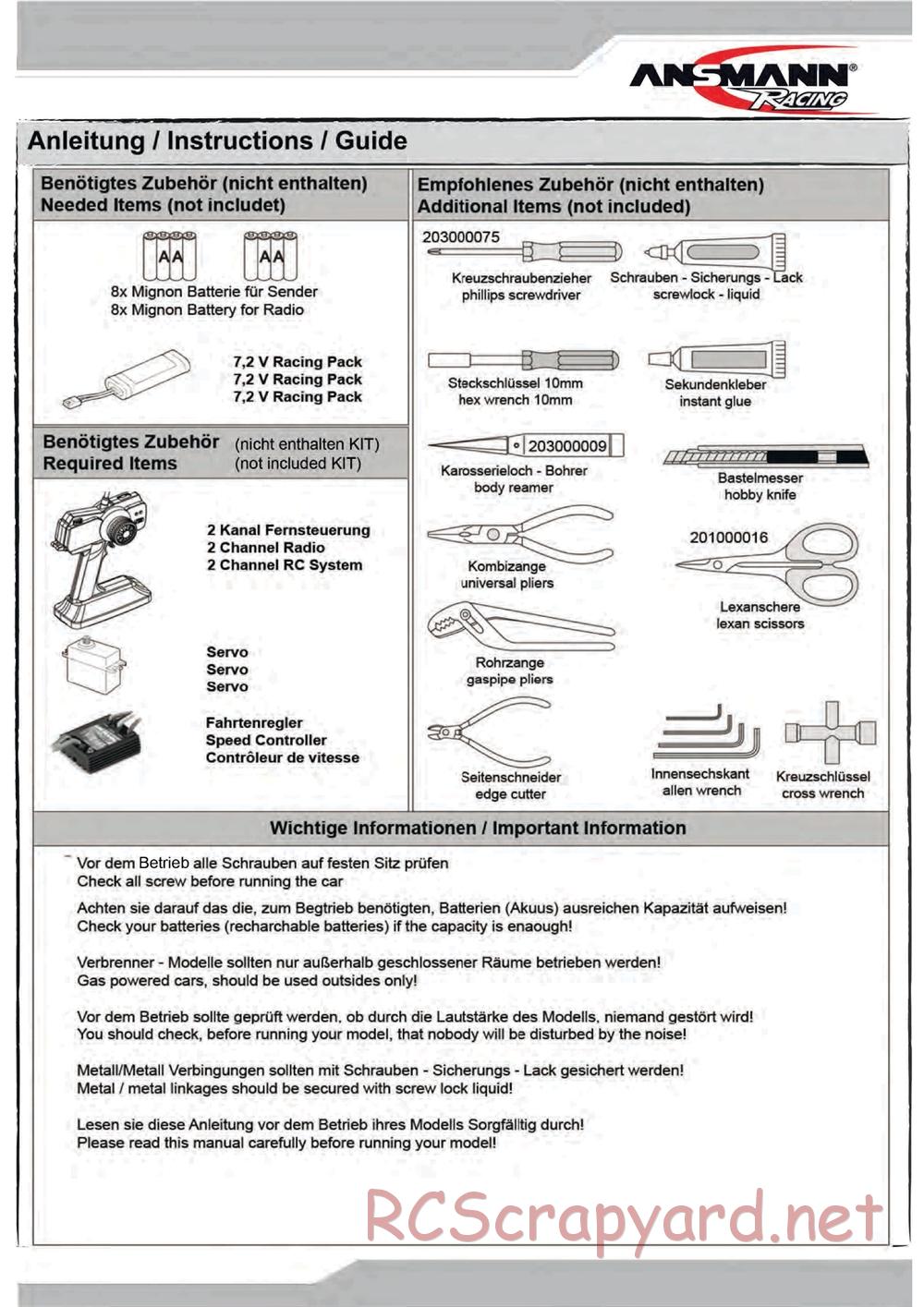 Ansmann - SC2 - Manual - Page 2