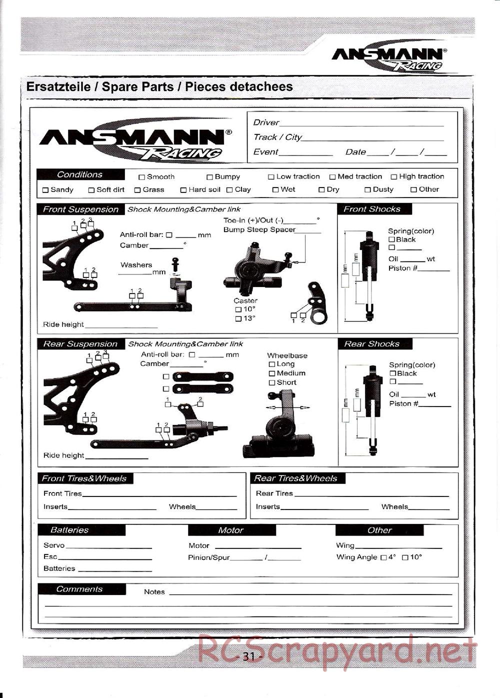 Ansmann - SC4 - Manual - Page 31