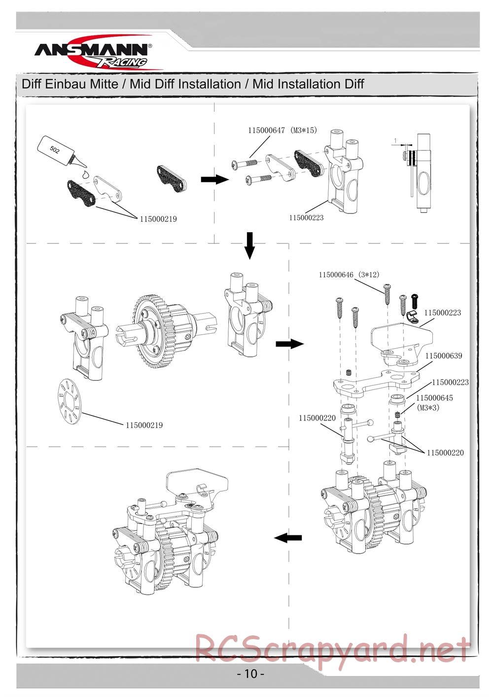 Ansmann - Short Course Truck - Manual - Page 10