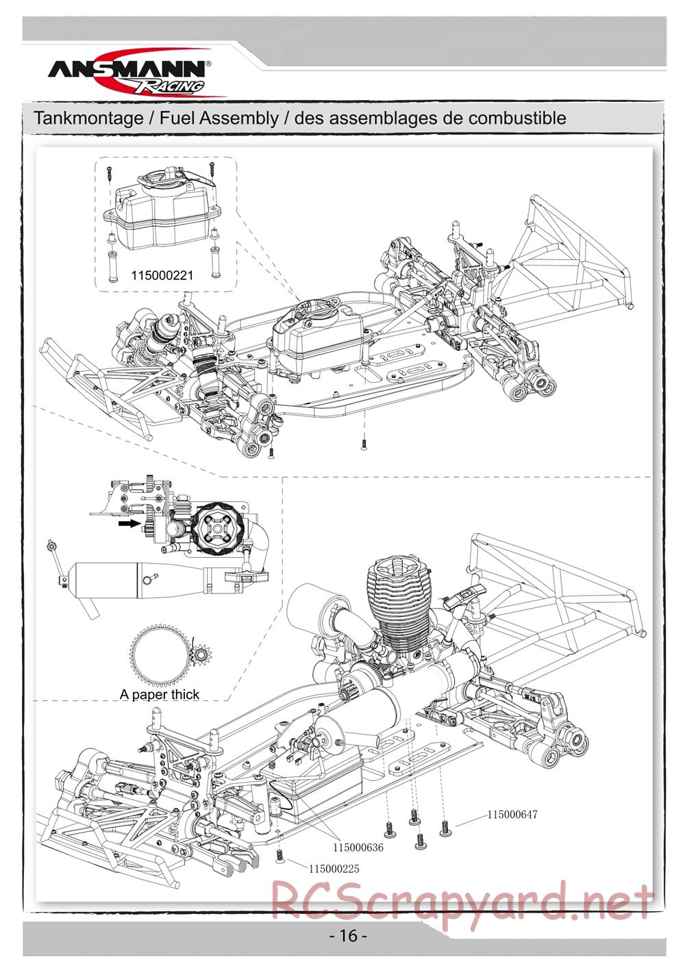 Ansmann - Short Course Truck - Manual - Page 16