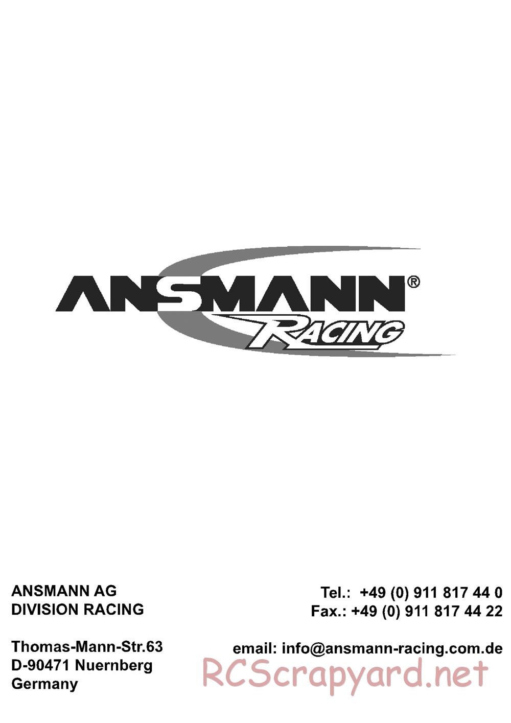 Ansmann - Short Course Truck - Manual - Page 30