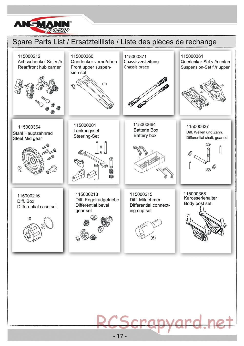 Ansmann - Terrier 2.0 Brushless - Manual - Page 18