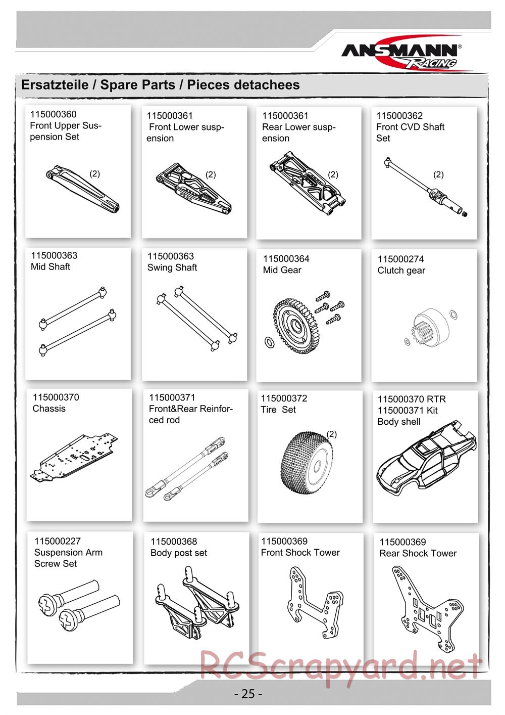 Ansmann - Terrier 2.0 - Manual - Page 25